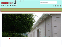 Tablet Screenshot of bookinginlefkada.com